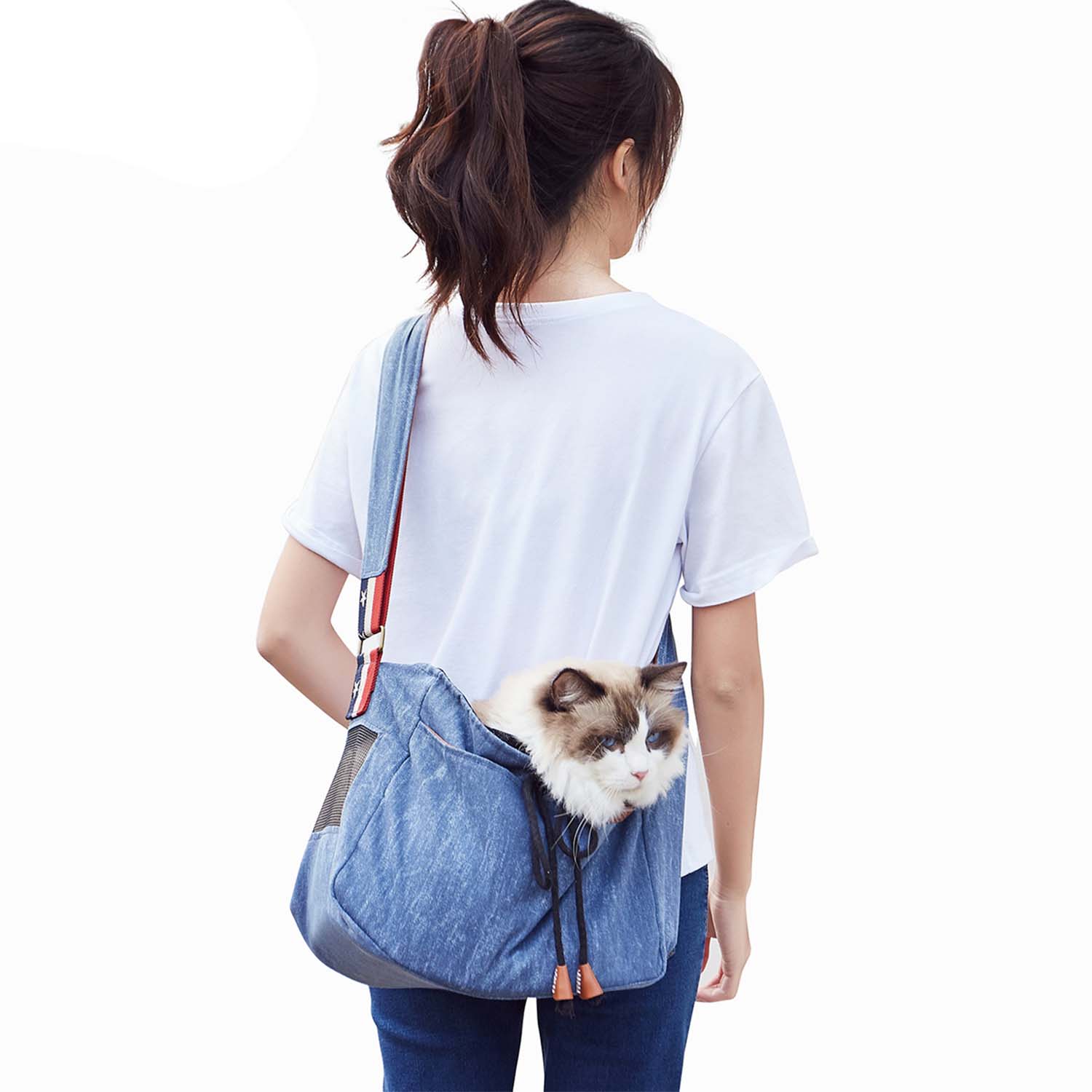 Doglemi Denim Sling Bag