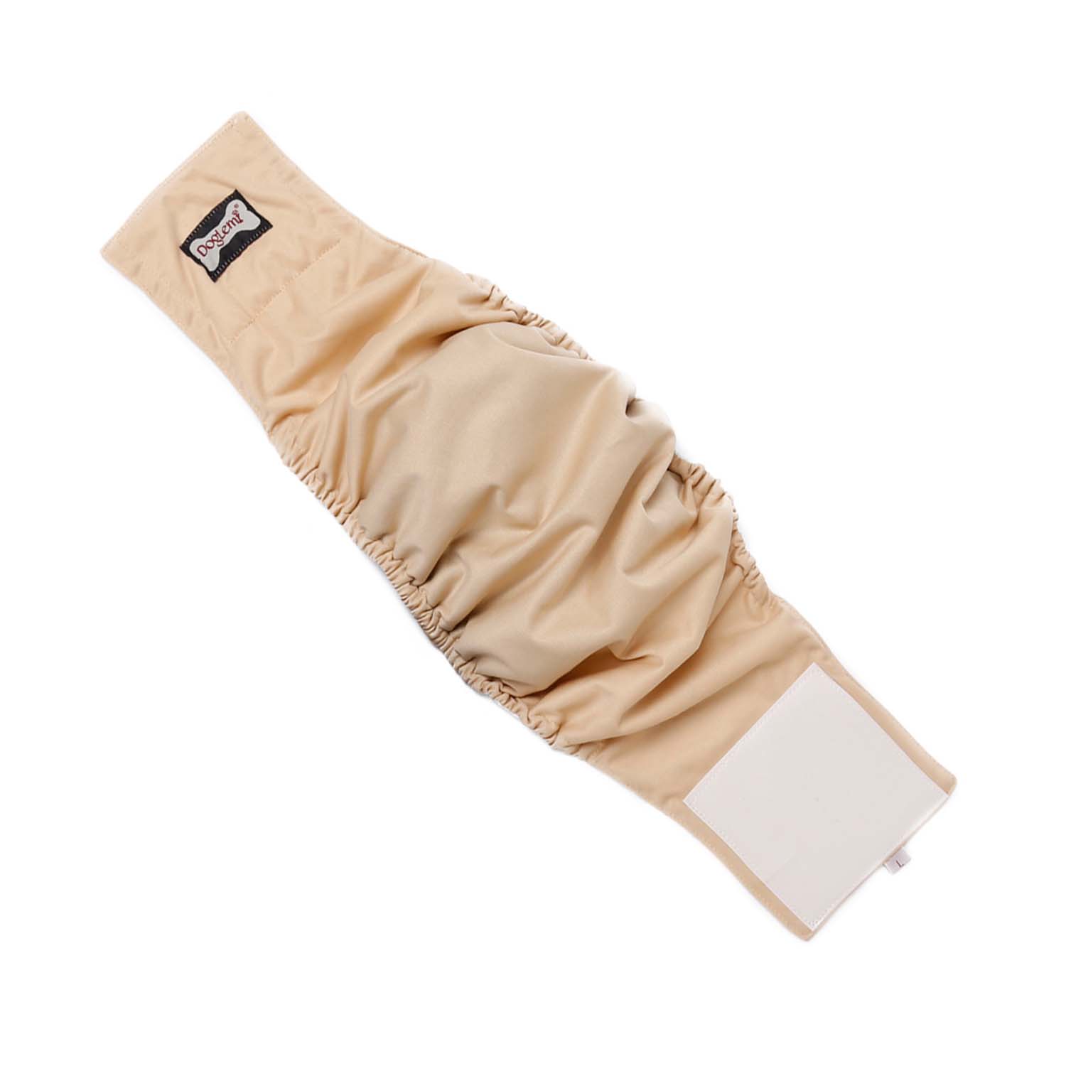 Doglemi Washable Male Dog Diaper (Beige)