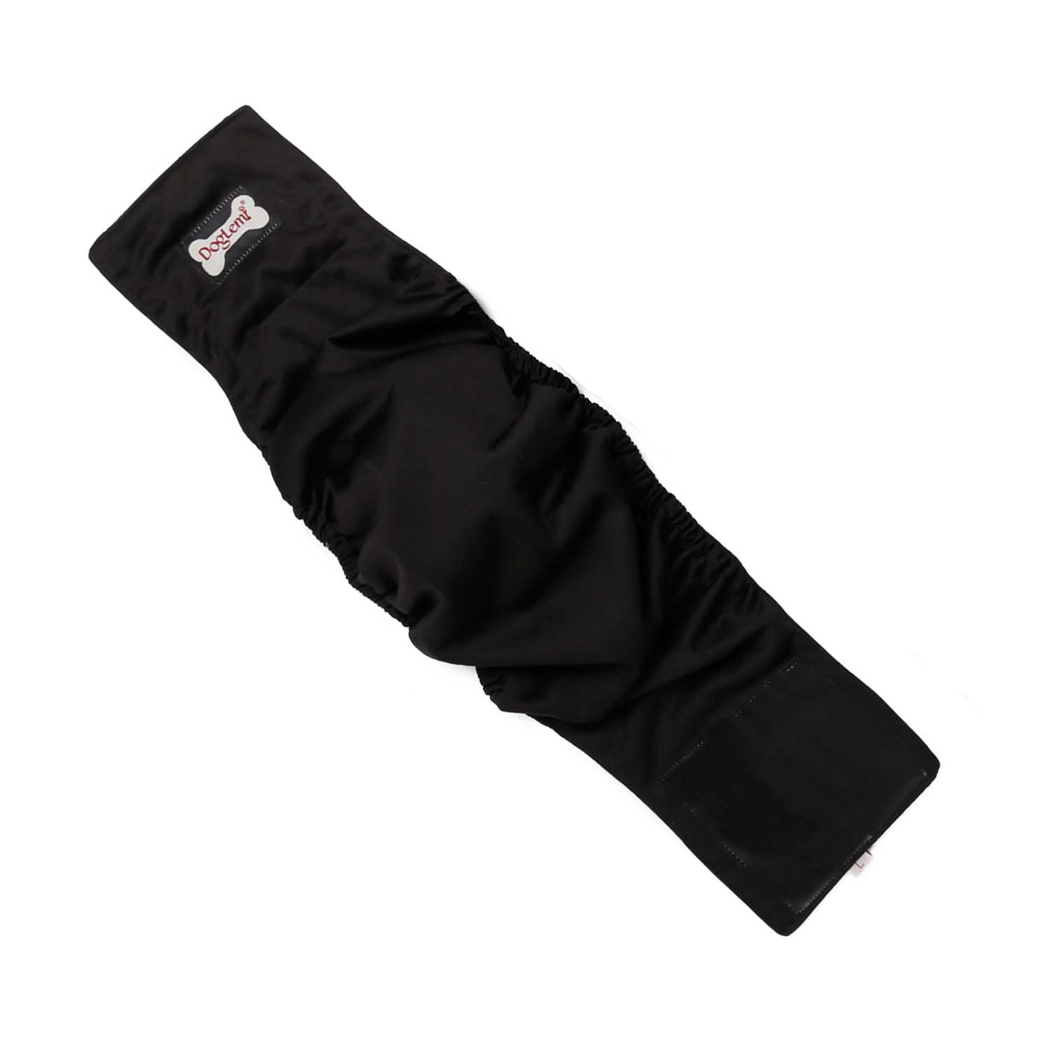 Doglemi Washable Male Dog Diaper (Black)