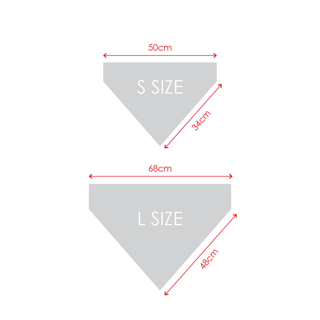 Doglemi Collar Triangle Star Bib (Blue)