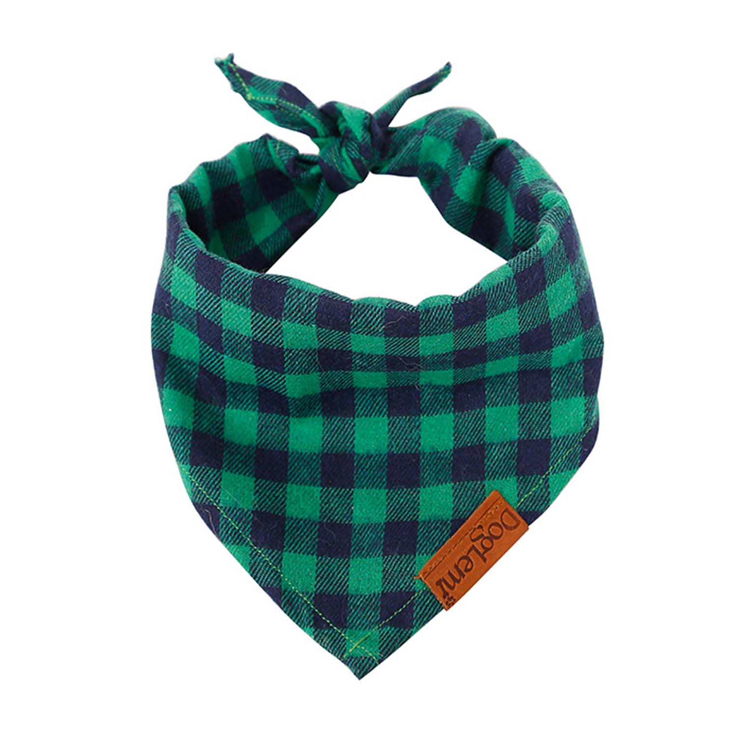 Doglemi Collar Triangle Lattice Bib (Green)