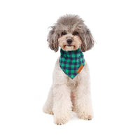 Doglemi Collar Triangle Lattice Bib (Green)