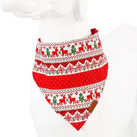 Doglemi Collar Triangle Deer Bib (Red)