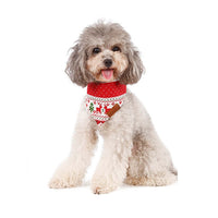 Doglemi Collar Triangle Deer Bib (Red)