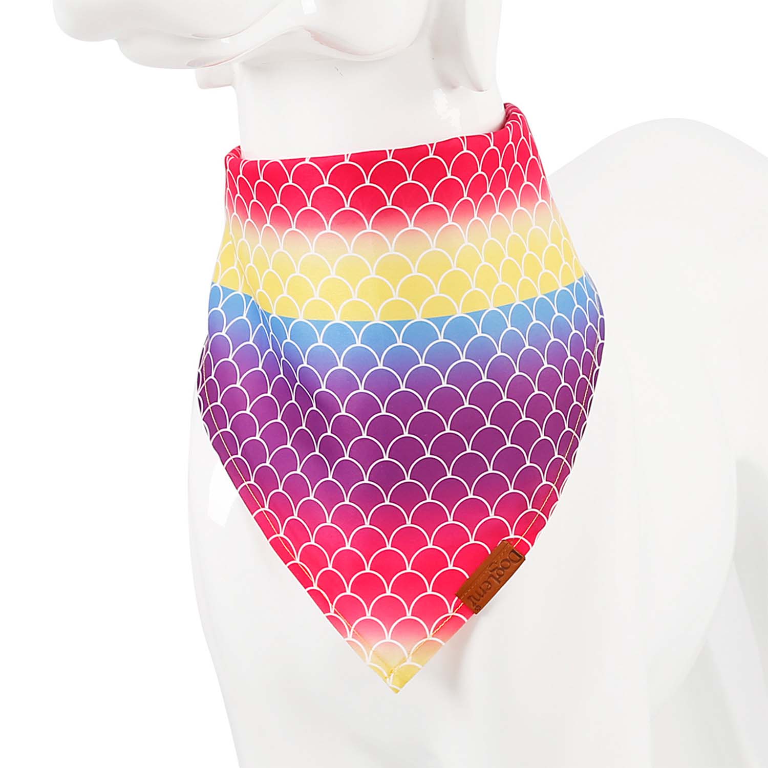 Doglemi Collar Triangle Rainbow Bib