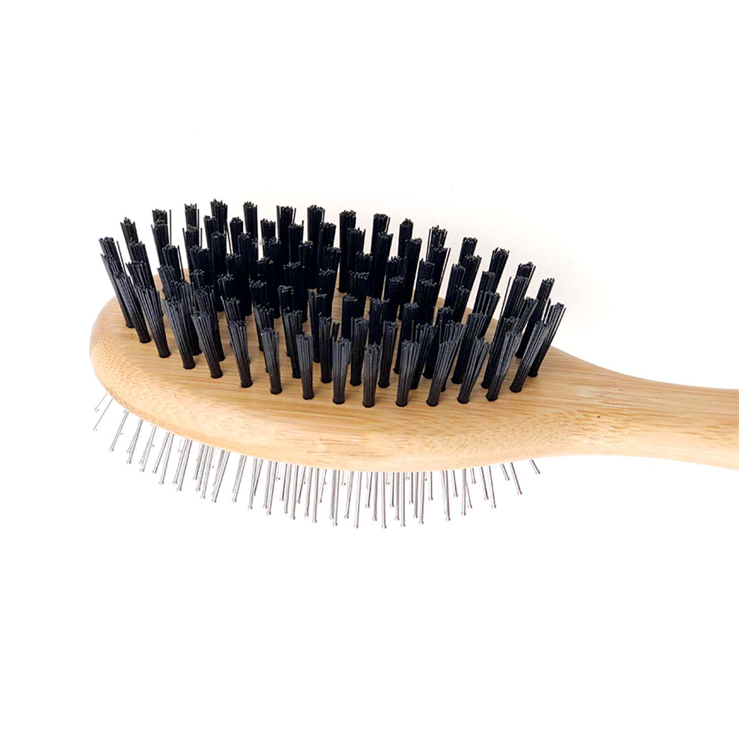 Unleash Bamboo Double Sided Pin & Bristle Brush