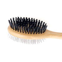 Unleash Bamboo Double Sided Pin & Bristle Brush