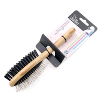 Unleash Bamboo Double Sided Pin & Bristle Brush