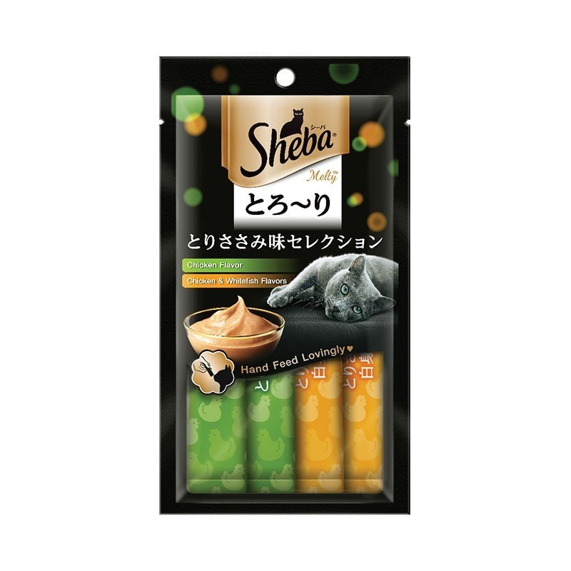 Sheba Melty Chicken & Whitefish Cat Treats (12gx4)
