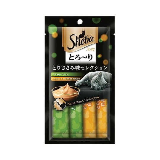 Sheba Melty Chicken & Whitefish Cat Treats (12gx4)