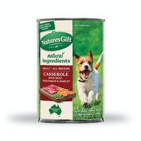 Nature's Gift Loaf Style With Beef, Vegetable & Barley Canned Dog Food