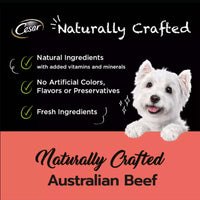 Cesar Naturally Crafted Australian Beef Tray Dog Food
