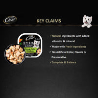 Cesar Naturally Crafted Free Range Chicken Tray Dog Food