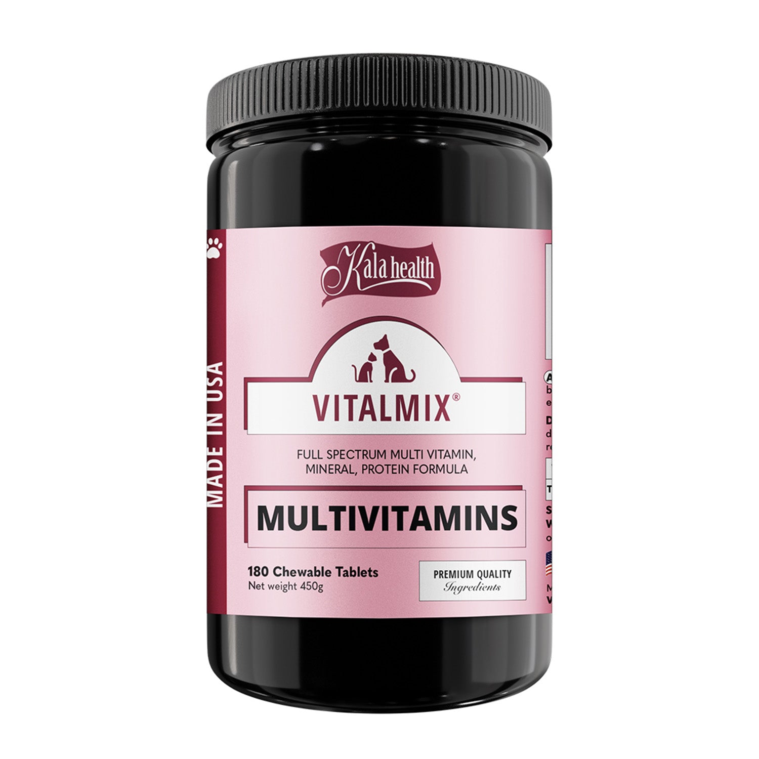Kalahealth Vitalmix Full Spectrum Multi-vitamin Mineral Protein Supplement For Dogs & Cats