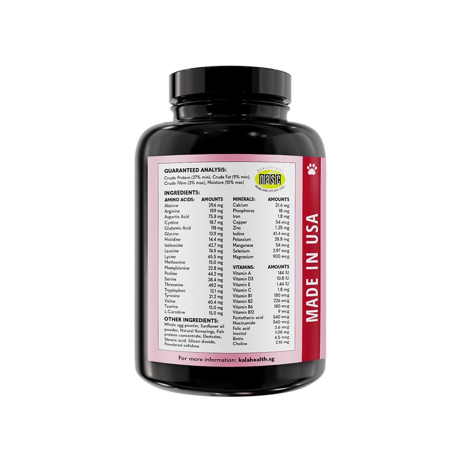 Kalahealth Vitalmix Full Spectrum Multi-vitamin Mineral Protein Supplement For Dogs & Cats