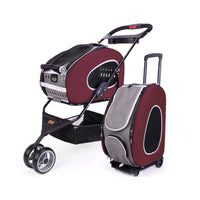 Ibiyaya 5in1 Combo Eva Stroller (Chocolate)