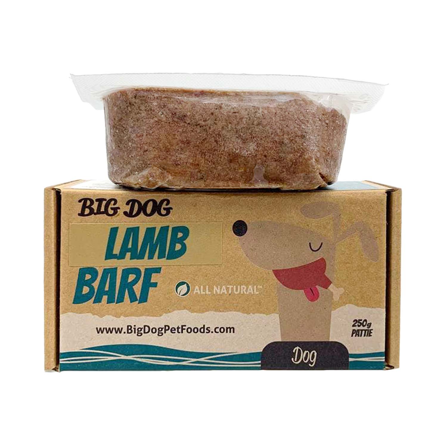 Big Dog Lamb Barf Frozen Raw Dog Food