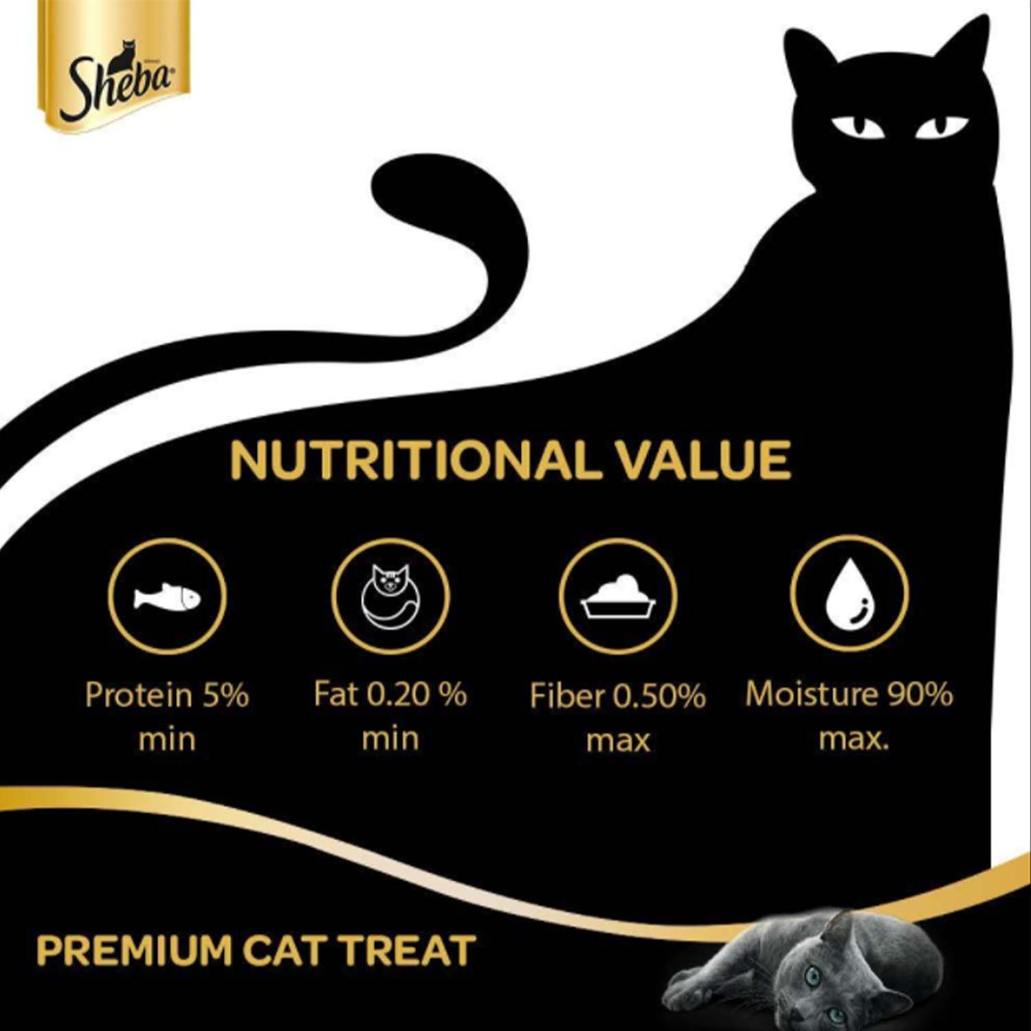 Sheba Melty Tuna Cat Treats (12gx4)