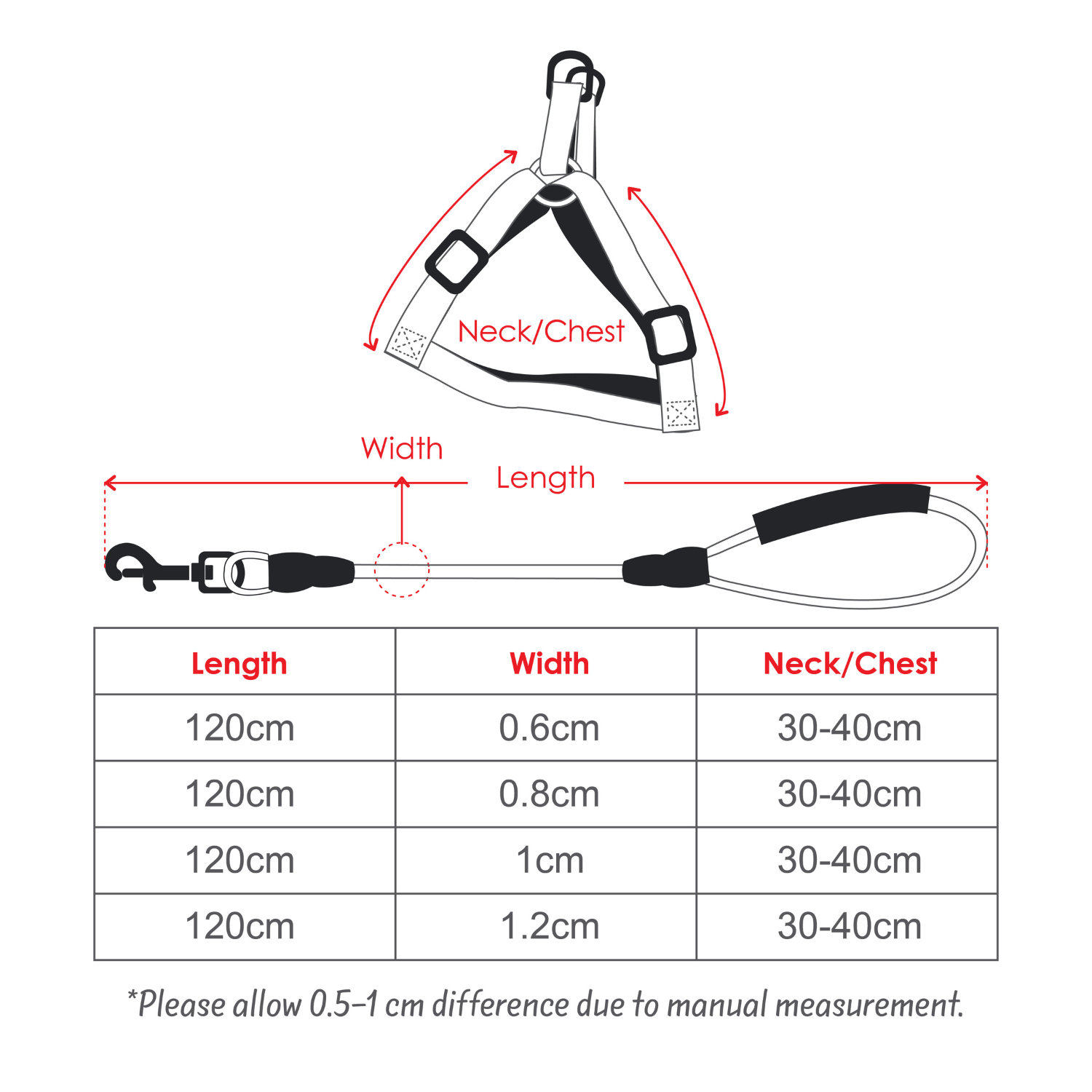2gather Harness and Lead with Sponge Handle (Brown)