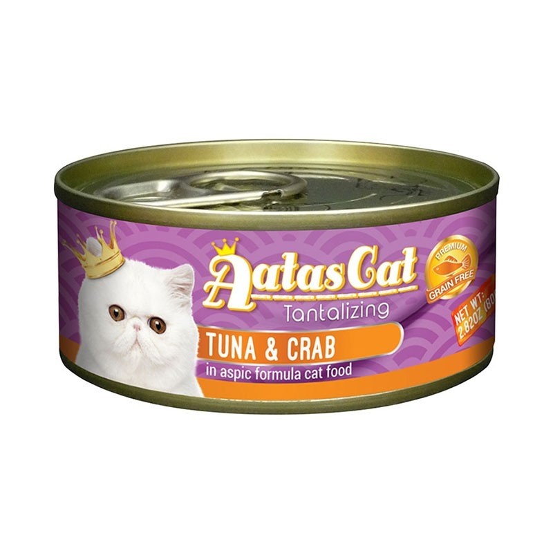 Aatas Cat Tantalizing Tuna Crab In Aspic Canned Cat Food Pets