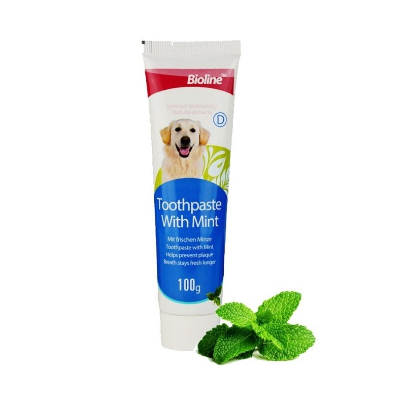 Bioline Dog Toothpaste With Mint Dental Care Set