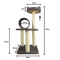 Bobo 2 Tier Tunnel Cat Scratching Post