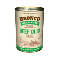 Bronco Beef Olio Canned Dog Food