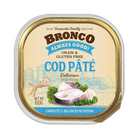 Bronco Cod Pate Tray Dog Food - Pets' Station