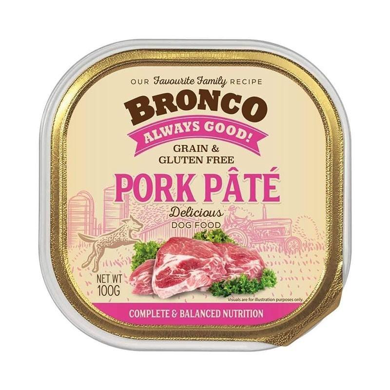 Bronco Pork Pate Tray Dog Food - Pets' Station