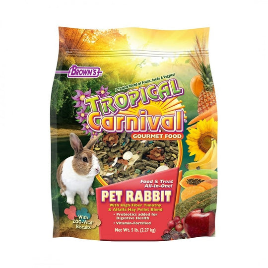Brown's Tropical Carnival Gourmet Pet Rabbit Food