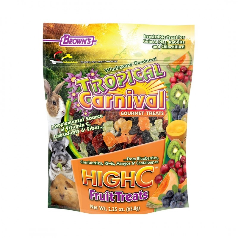 Brown's Tropical Carnival High C Treat For Small Animals