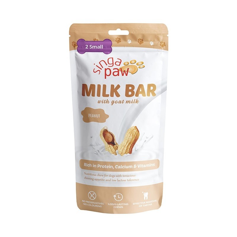 Sing-A-Paw Milk Bar Peanut Dog Chew