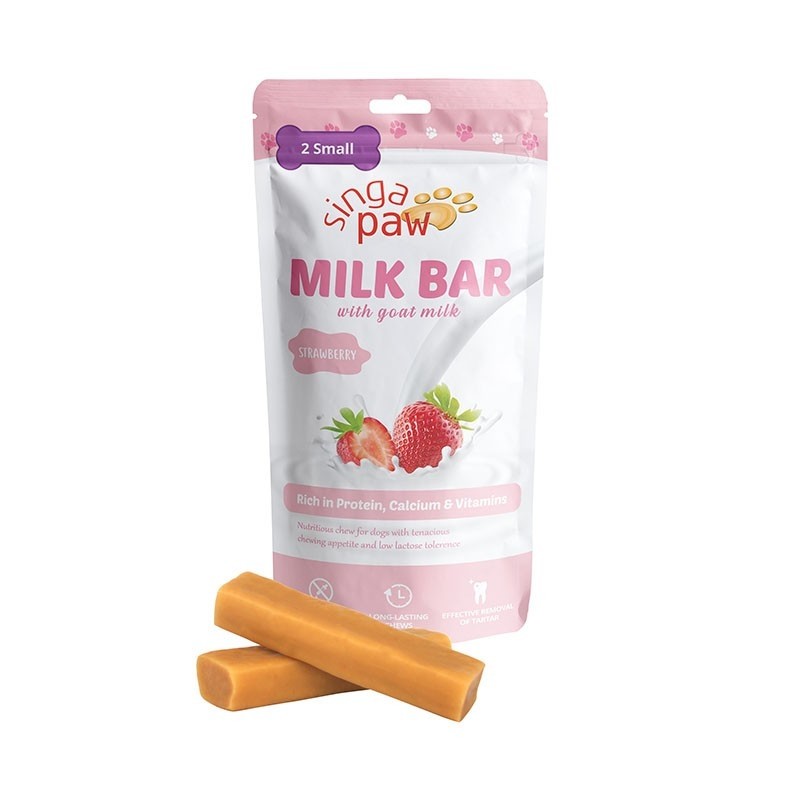 Sing-A-Paw Milk Bar Strawberry Dog Chew