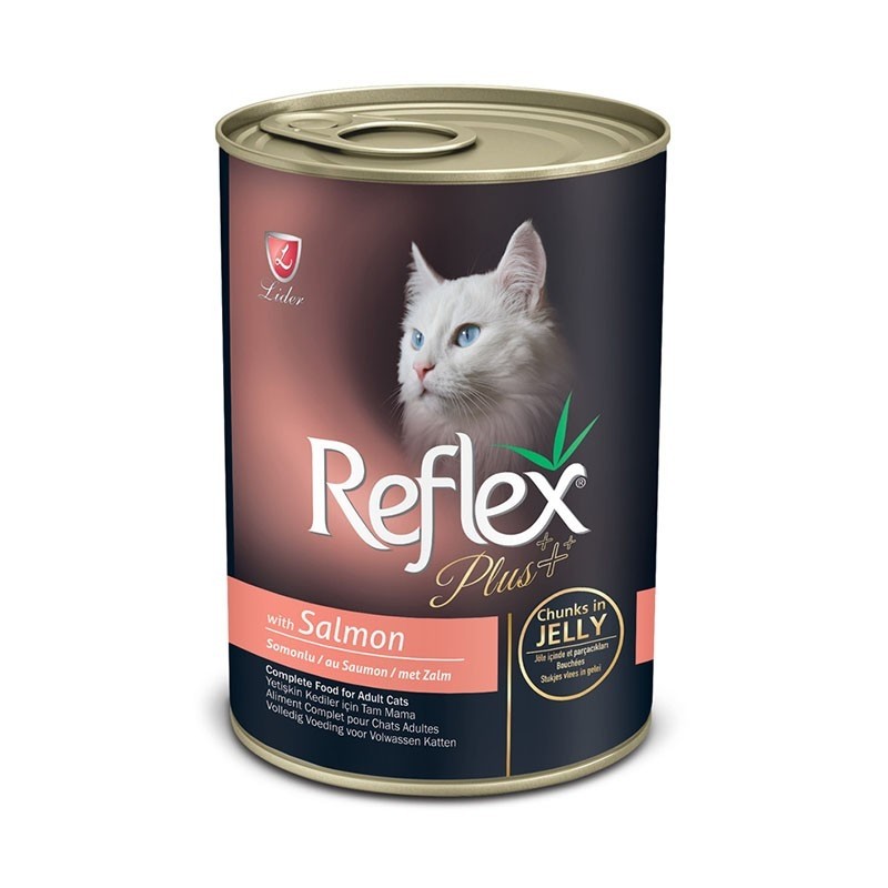Reflex Plus Salmon Chunks In Jelly Canned Cat Food