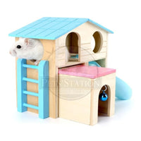 Carno Hamster House With Slide - Rj512 (Assorted Colours)