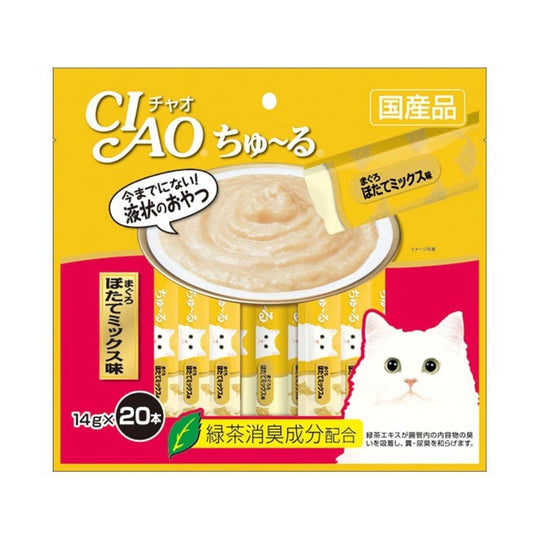Ciao Churu Tuna Scallop Mix Cat Treats
