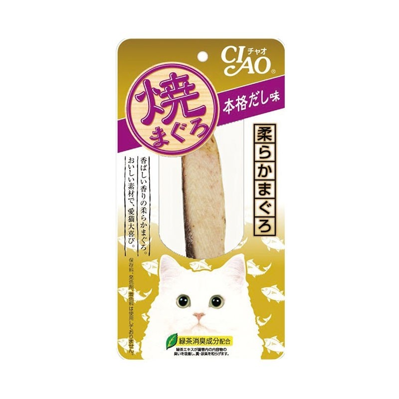 Ciao Grilled Tuna & Dried Bonito With Seaweed Cat Treats