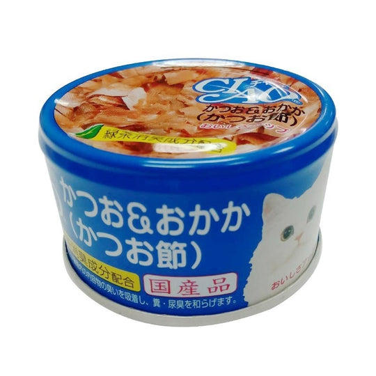 Ciao White Meat Tuna With Dried Bonito Canned Cat Food