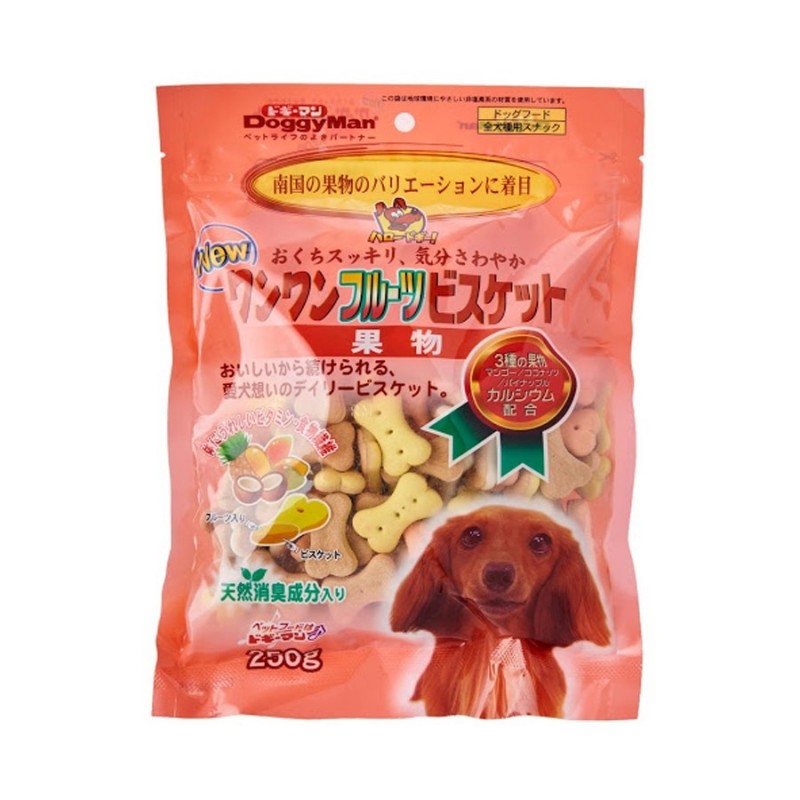 Doggyman Bowwow Fruits Biscuits Dog Treats