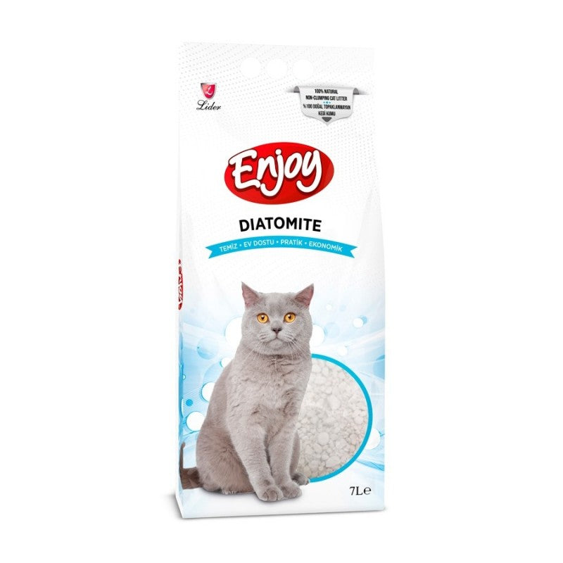 Enjoy Diatomite Non-clumping Cat Litter 7l
