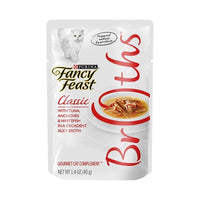 Fancy Feast Classic Tuna, Anchovies & Whitefish Broth Pouch Cat Food