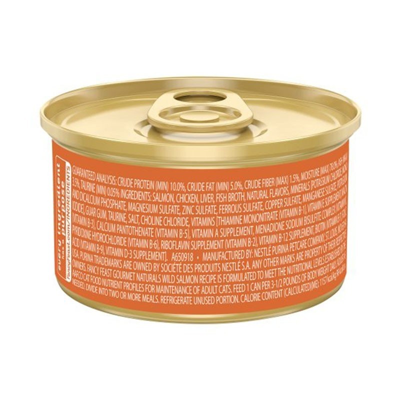 Fancy Feast Gourmet Nature Wild Alaskan Salmon Pate