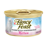 Fancy Feast Kitten Tender Ocean Whitefish Feast Canned Cat Food