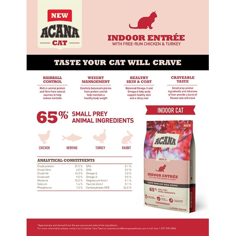 Acana Classics Indoor Entree Dry Cat Food – Pets' Station