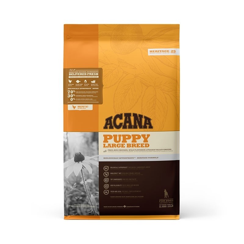 Acana Heritage Puppy Large Breed Dry Dog Food