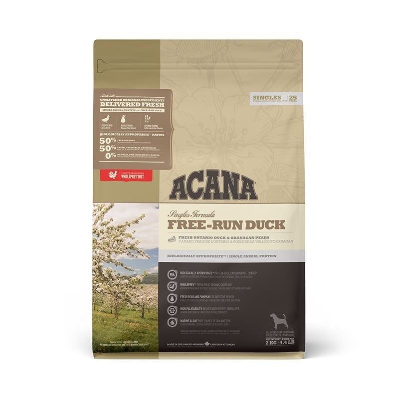 Acana Singles Free-run Duck Dry Dog Food