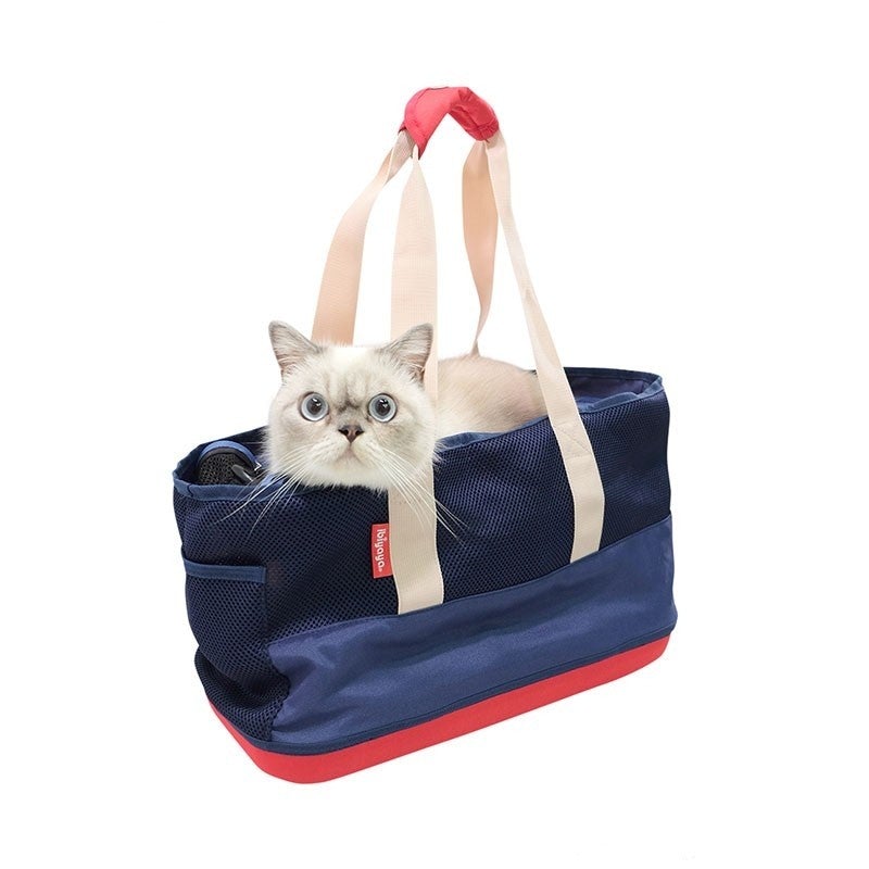Ibiyaya Breathable Pet Carrier (Navy Blue)