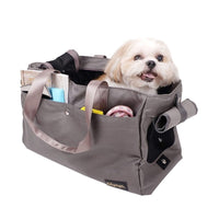 Ibiyaya Canvas Pet Carrier Tote (Smoke Grey)