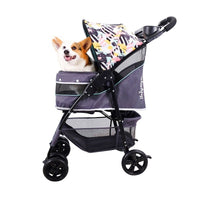 Ibiyaya Cloud 9 Pet Stroller (Mint Green)