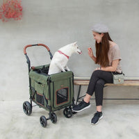 Ibiyaya Gentle Giant Pet Wagon Army Green
